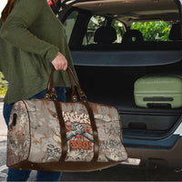 Choice Bro Graffiti Handshake Travel Bag New Zealand Slang Fern Brick Wall and Urban Street Art