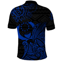 Pohnpei Federated States Of Micronesia Polo Shirt Polynesian Tribal Heritage Art With Blue Island Tattoo Patterns