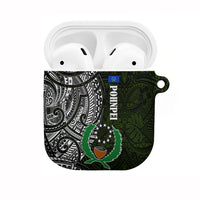 Pohnpei Federated States Of Micronesia AirPods Case Polynesian Tribal Heritage Art With Kaselehlie State Seal