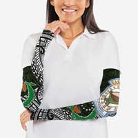 Pohnpei Federated States Of Micronesia Arm Sleeves Polynesian Tribal Heritage Art With Kaselehlie State Seal