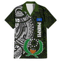 Pohnpei Federated States Of Micronesia Family Matching Long Sleeve Bodycon Dress and Hawaiian Shirt Polynesian Tribal Heritage Art With Kaselehlie State Seal