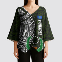 Pohnpei Federated States Of Micronesia Kimono Sleeve Blouse Polynesian Tribal Heritage Art With Kaselehlie State Seal
