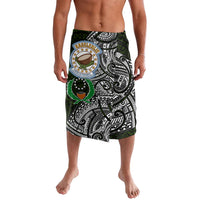 Pohnpei Federated States Of Micronesia Lavalava Polynesian Tribal Heritage Art With Kaselehlie State Seal