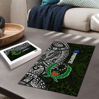 Pohnpei Federated States Of Micronesia Puzzle Polynesian Tribal Heritage Art With Kaselehlie State Seal