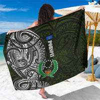 Pohnpei Federated States Of Micronesia Sarong Polynesian Tribal Heritage Art With Kaselehlie State Seal