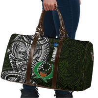 Pohnpei Federated States Of Micronesia Travel Bag Polynesian Tribal Heritage Art With Kaselehlie State Seal
