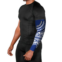 Northern Mariana Islands Saipan Arm Sleeves Polynesian Tribal Pattern - Commonwealth Seal Art
