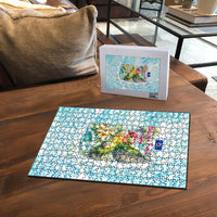 Saipan CMNI Puzzle Polynesian Northern Mariana Islands Fruit Dove Watercolor TS04 - Polynesian Pride