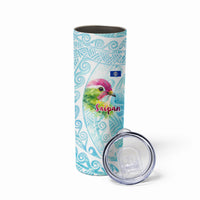 Saipan CMNI Skinny Tumbler Polynesian Northern Mariana Islands Fruit Dove Watercolor TS04 - Polynesian Pride