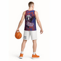 Saipan Northern Mariana Islands Basketball Jersey Polynesian Tribal Tattoo Art With Hibiscus Flowers And Seal