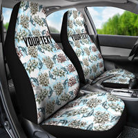 Personalized Masefau American Samoa Car Seat Cover Vintage Whale Hibiscus Ocean Waves TS04 - Polynesian Pride