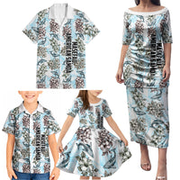 Personalized Masefau American Samoa Family Matching Puletasi and Hawaiian Shirt Vintage Whale Hibiscus Ocean Waves TS04 - Polynesian Pride