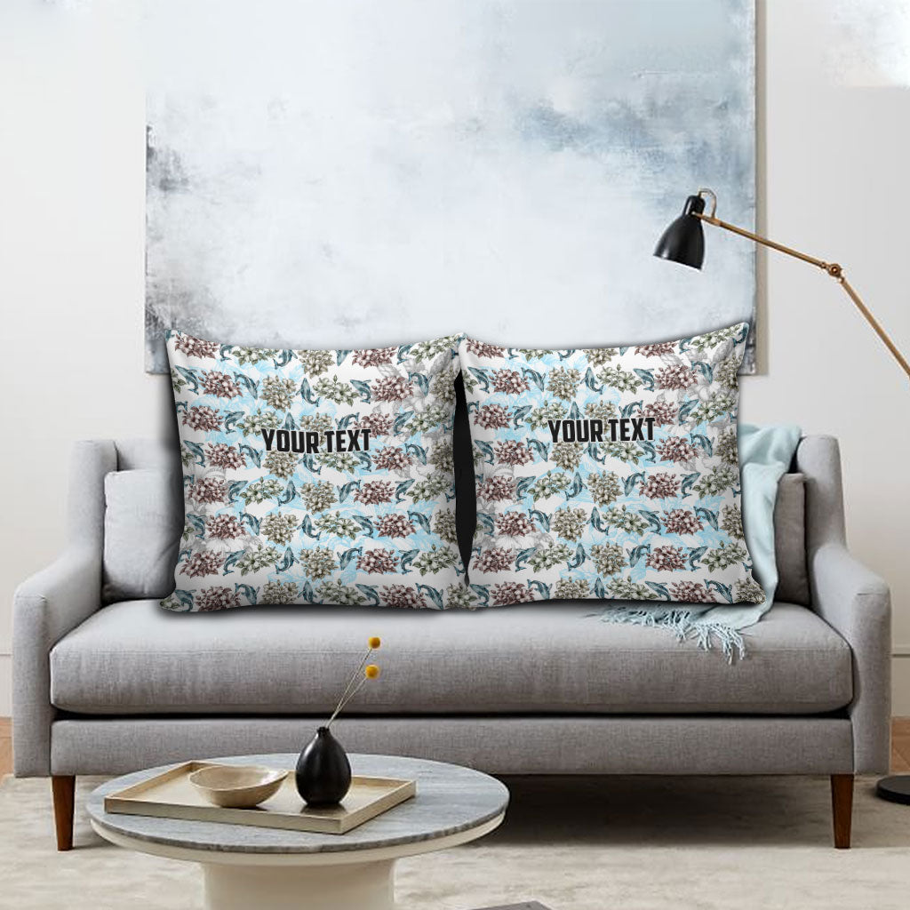 Personalized Masefau American Samoa Pillow Cover Vintage Whale Hibiscus Ocean Waves TS04 - Polynesian Pride