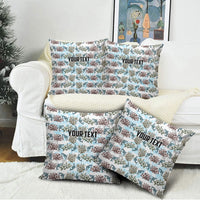 Personalized Masefau American Samoa Pillow Cover Vintage Whale Hibiscus Ocean Waves TS04 - Polynesian Pride