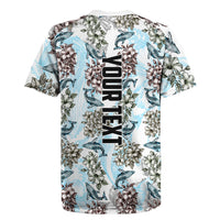 Personalized Masefau American Samoa Rugby Jersey Vintage Whale Hibiscus Ocean Waves TS04 - Polynesian Pride