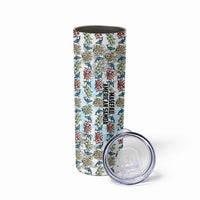 Personalized Masefau American Samoa Skinny Tumbler Vintage Whale Hibiscus Ocean Waves TS04 - Polynesian Pride