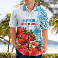 Personalized American Samoa Masefau Hawaiian Shirt Hibiscus Tropical Floral Whale Polynesian Tribal Pattern TS04 - Polynesian Pride