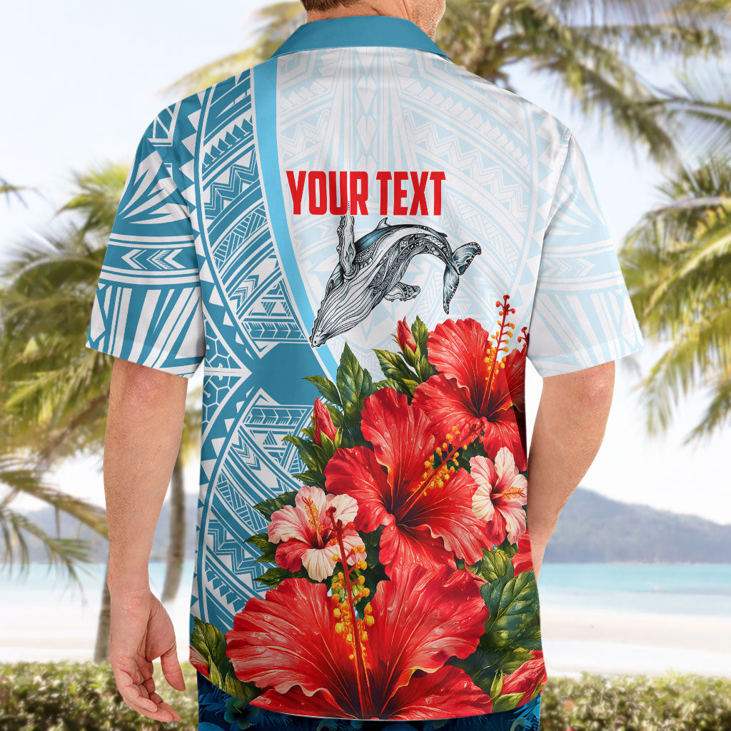Personalized American Samoa Masefau Hawaiian Shirt Hibiscus Tropical Floral Whale Polynesian Tribal Pattern TS04 - Polynesian Pride