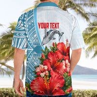 Personalized American Samoa Masefau Hawaiian Shirt Hibiscus Tropical Floral Whale Polynesian Tribal Pattern TS04 - Polynesian Pride