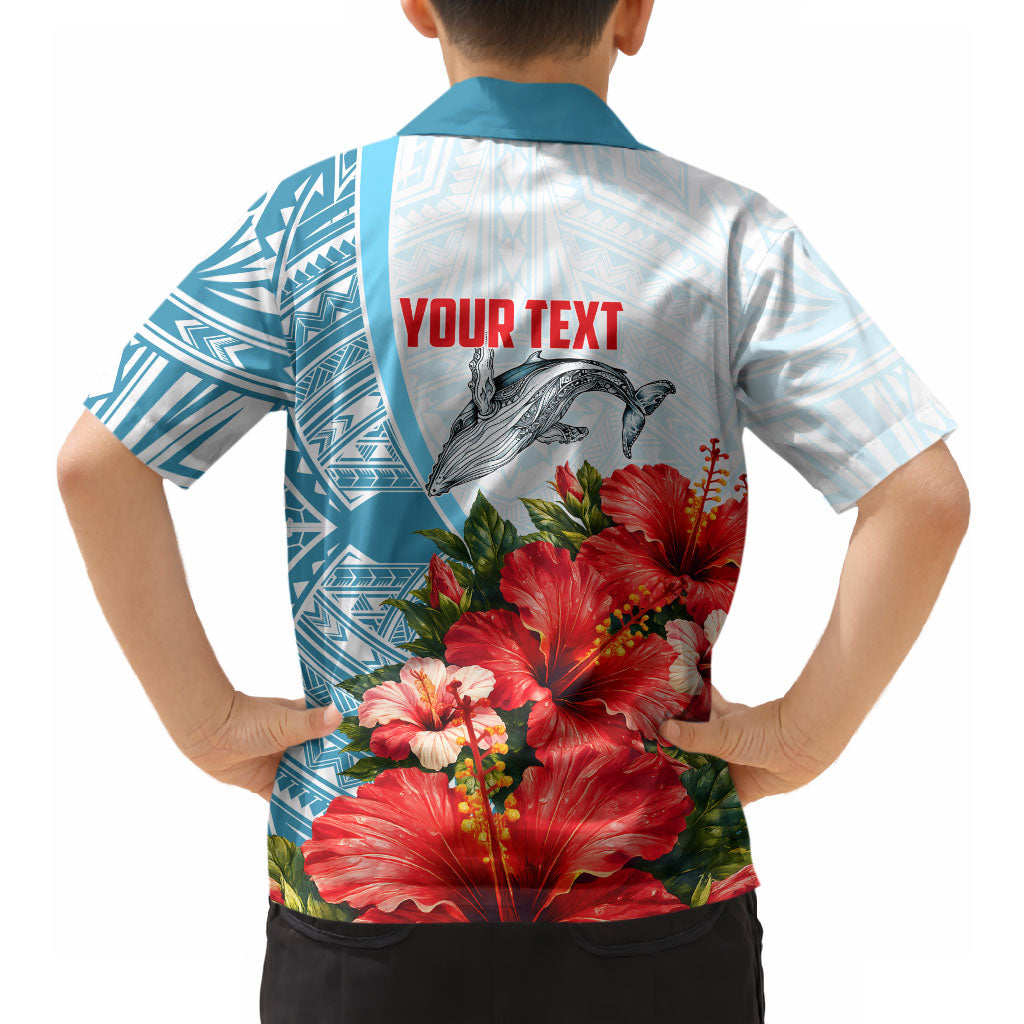 Personalized American Samoa Masefau Hawaiian Shirt Hibiscus Tropical Floral Whale Polynesian Tribal Pattern TS04 - Polynesian Pride