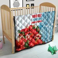 Personalized American Samoa Masefau Quilt Hibiscus Tropical Floral Whale Polynesian Tribal Pattern TS04 - Polynesian Pride