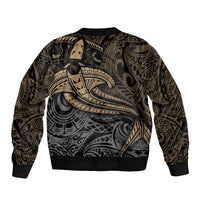 Polynesian Bomber Jacket Hammerhead Shark Tribal Pattern TS04 - Polynesian Pride