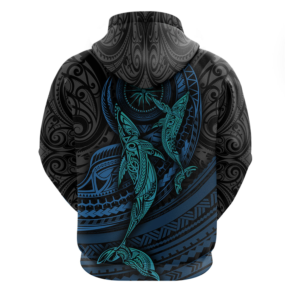Polynesian Whale Hoodie TS04 - Polynesian Pride