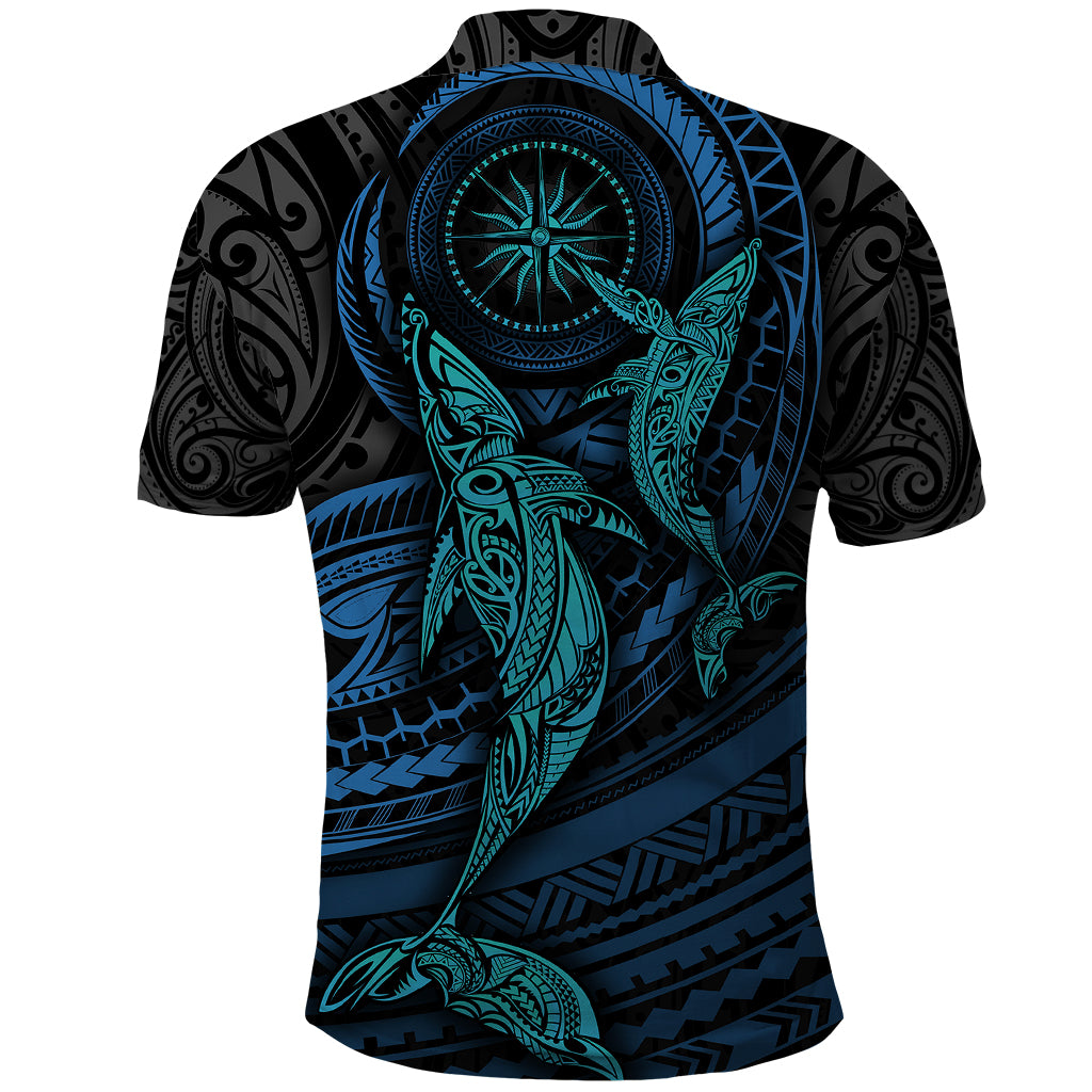 Polynesian Whale Polo Shirt TS04 - Polynesian Pride