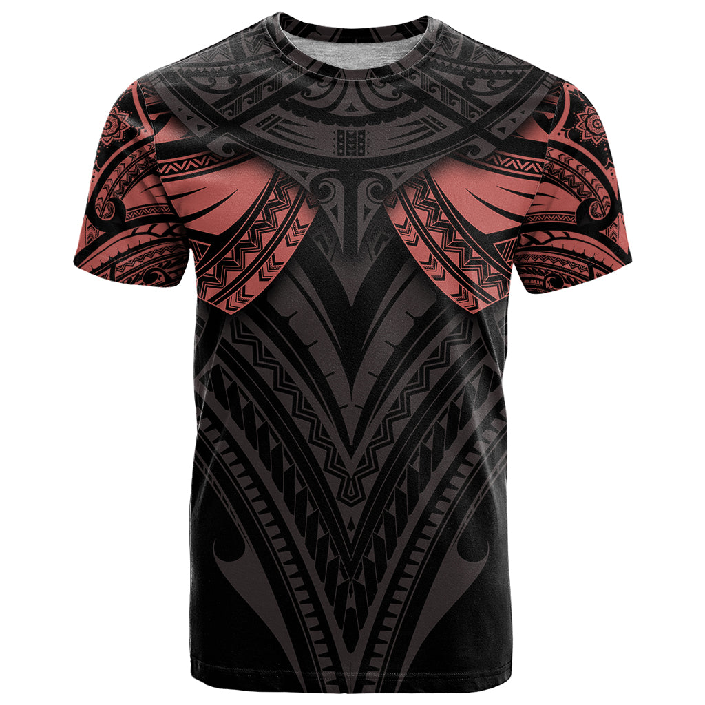 Feminine Polynesian T Shirt Mandala Tattoo Style TS04 Black - Polynesian Pride