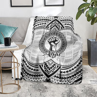 Aiga Samoa Raised Fist Blanket Polynesian Tribal Tattoo Art Family Pride TS04 - Polynesian Pride