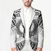 Aiga Samoa Raised Fist Blazer Polynesian Tribal Tattoo Art Family Pride TS04 - Polynesian Pride