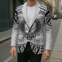 Aiga Samoa Raised Fist Blazer Polynesian Tribal Tattoo Art Family Pride TS04 - Polynesian Pride