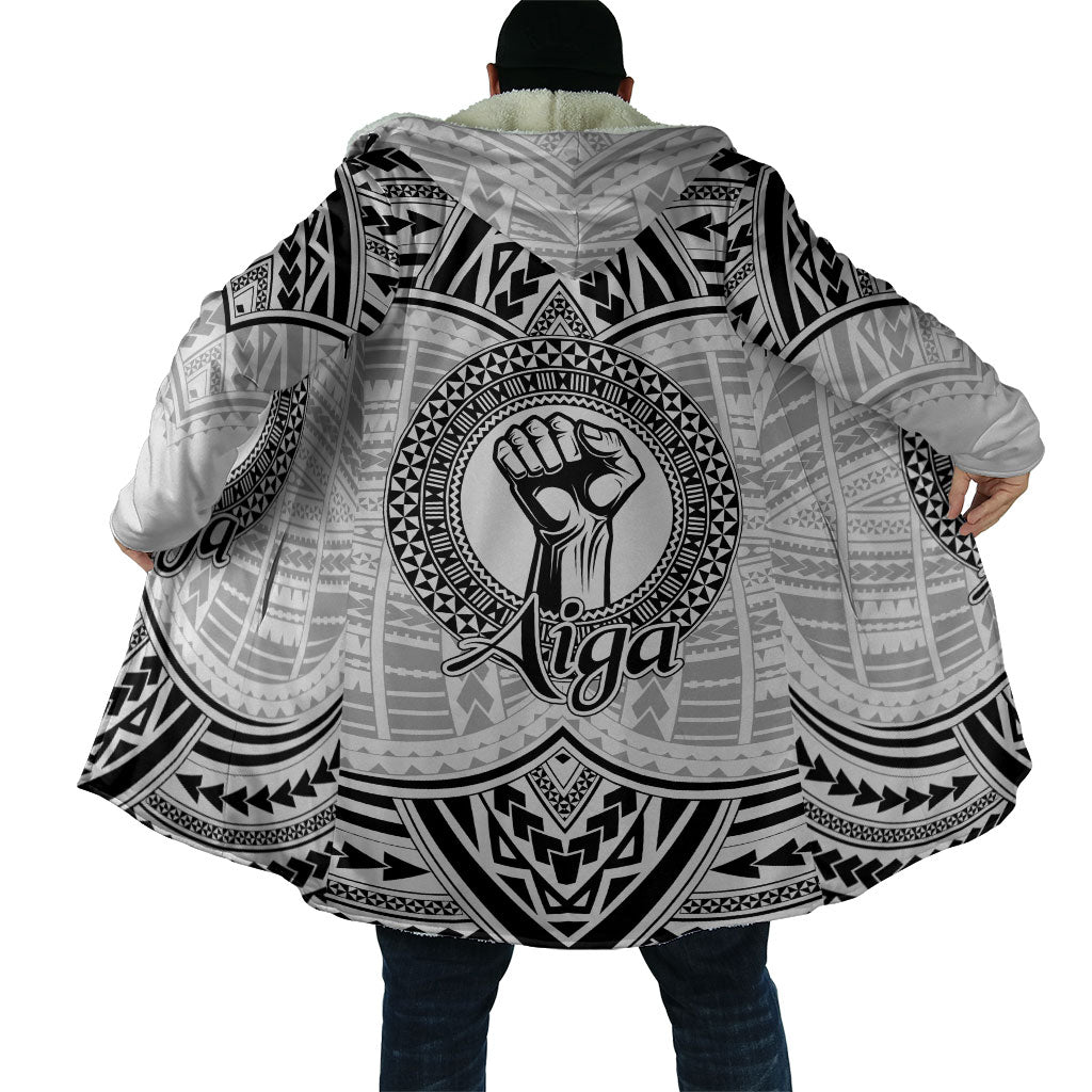 Aiga Samoa Raised Fist Cloak Polynesian Tribal Tattoo Art Family Pride TS04 - Polynesian Pride