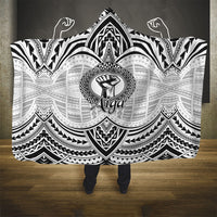 Aiga Samoa Raised Fist Hooded Blanket Polynesian Tribal Tattoo Art Family Pride TS04 - Polynesian Pride