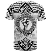 Aiga Samoa Raised Fist T Shirt Polynesian Tribal Tattoo Art Family Pride TS04 - Polynesian Pride