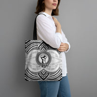 Aiga Samoa Raised Fist Tote Bag Polynesian Tribal Tattoo Art Family Pride TS04 - Polynesian Pride
