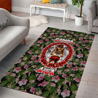 Samoa Aiga Polynesian Area Rug Tropical Floral Hibiscus Pattern Island Heritage TS04 - Polynesian Pride