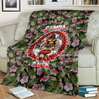 Samoa Aiga Polynesian Blanket Tropical Floral Hibiscus Pattern Island Heritage TS04 - Polynesian Pride