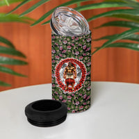 Samoa Aiga Polynesian 4 in 1 Can Cooler Tumbler Tropical Floral Hibiscus Pattern Island Heritage TS04 - Polynesian Pride