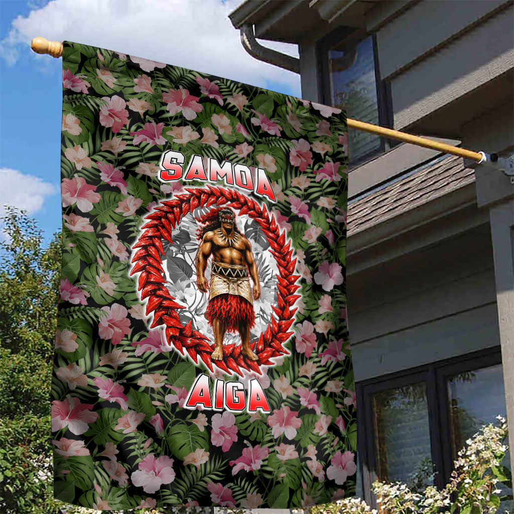 Samoa Aiga Polynesian Garden Flag Tropical Floral Hibiscus Pattern Island Heritage TS04 - Polynesian Pride