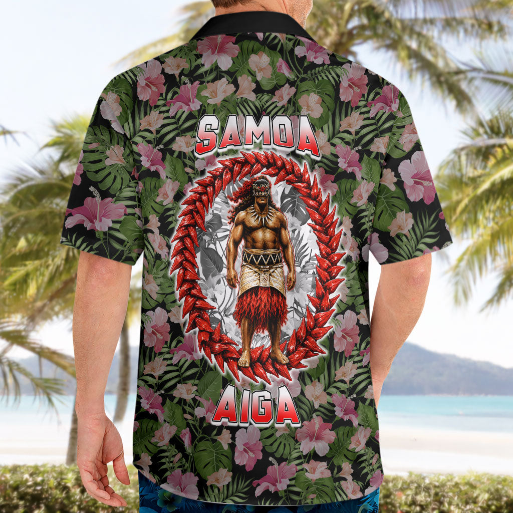Samoa Aiga Polynesian Hawaiian Shirt Tropical Floral Hibiscus Pattern Island Heritage TS04 - Polynesian Pride