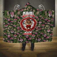 Samoa Aiga Polynesian Hooded Blanket Tropical Floral Hibiscus Pattern Island Heritage TS04 - Polynesian Pride