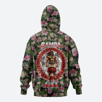 Samoa Aiga Polynesian Hoodie Tropical Floral Hibiscus Pattern Island Heritage TS04 - Polynesian Pride