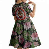 Samoa Aiga Polynesian Kid Short Sleeve Dress Tropical Floral Hibiscus Pattern Island Heritage TS04 - Polynesian Pride