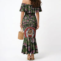 Samoa Aiga Polynesian Mermaid Dress Tropical Floral Hibiscus Pattern Island Heritage TS04 - Polynesian Pride