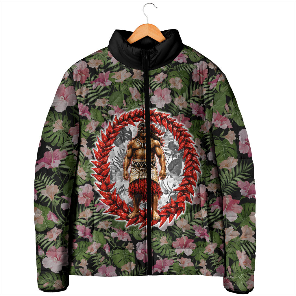Samoa Aiga Polynesian Padded Jacket Tropical Floral Hibiscus Pattern Island Heritage TS04 - Polynesian Pride