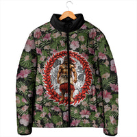 Samoa Aiga Polynesian Padded Jacket Tropical Floral Hibiscus Pattern Island Heritage TS04 - Polynesian Pride