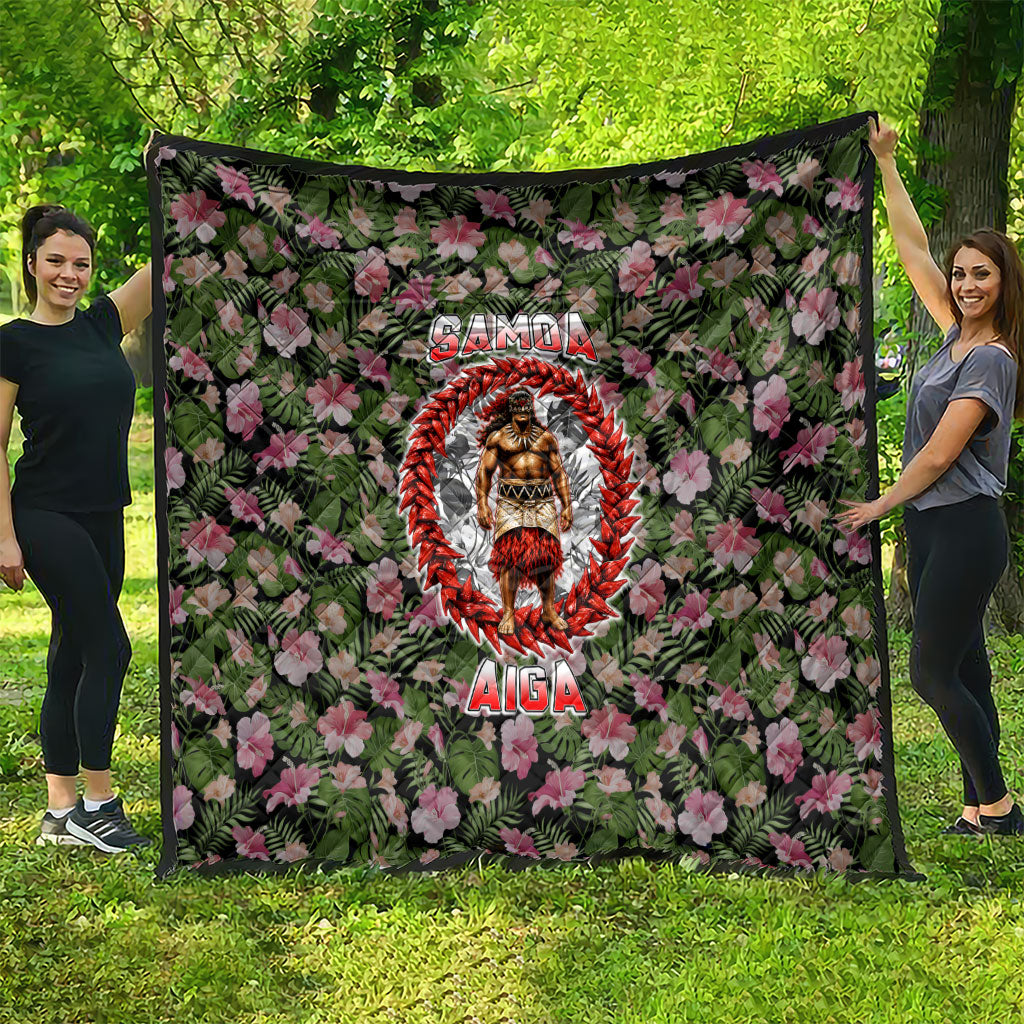 Samoa Aiga Polynesian Quilt Tropical Floral Hibiscus Pattern Island Heritage TS04 - Polynesian Pride