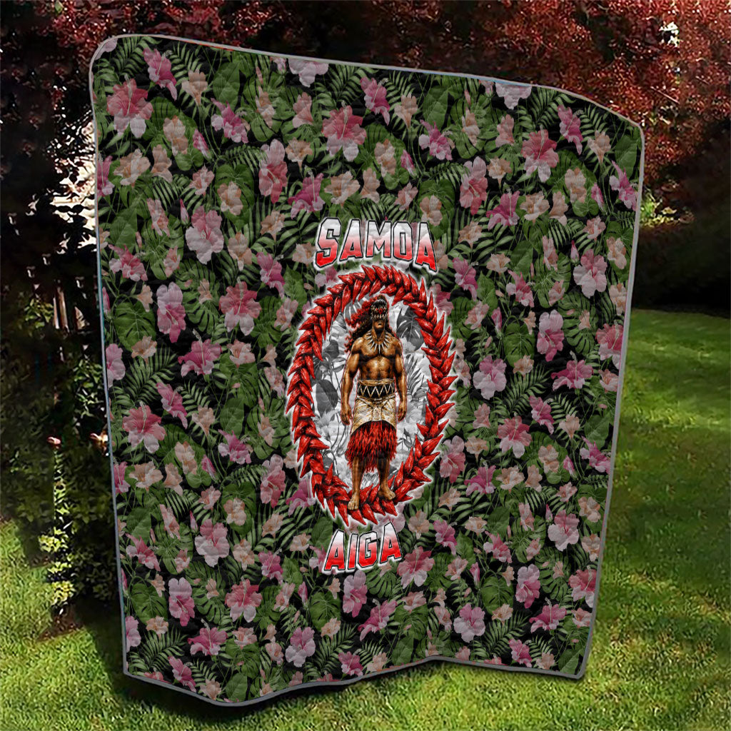 Samoa Aiga Polynesian Quilt Tropical Floral Hibiscus Pattern Island Heritage TS04 - Polynesian Pride