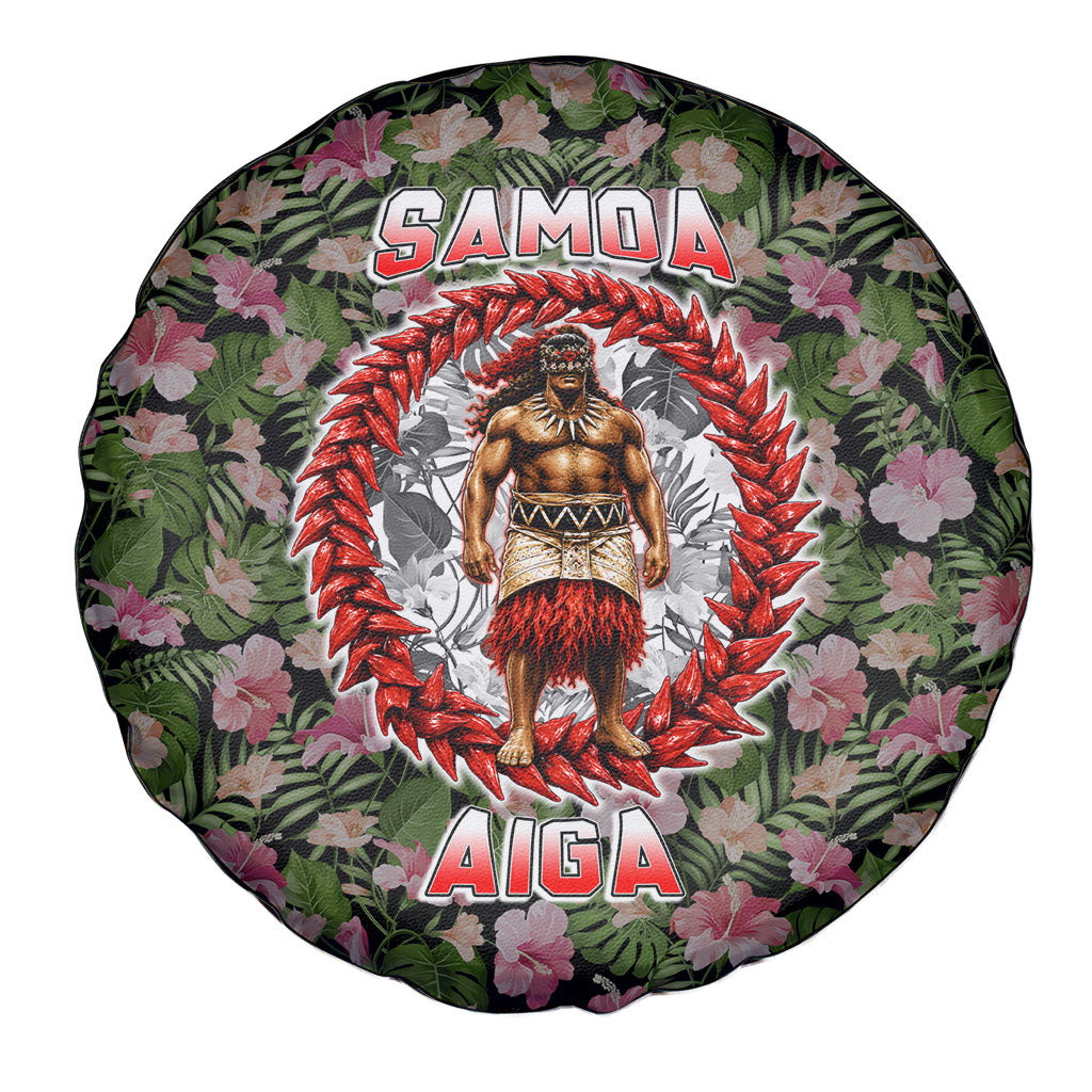 Samoa Aiga Polynesian Spare Tire Cover Tropical Floral Hibiscus Pattern Island Heritage TS04 - Polynesian Pride